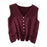 Women Sweater Vest Breathable V Neck Casual Fashion Jumpers Sleeveless Gilet Dark Purple