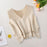 Women Sweater Vest Breathable V Neck Casual Fashion Jumpers Sleeveless Gilet Apricot