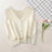 Women Sweater Vest Breathable V Neck Casual Fashion Jumpers Sleeveless Gilet White