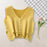 Women Sweater Vest Breathable V Neck Casual Fashion Jumpers Sleeveless Gilet Yellow