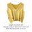 Women Sweater Vest Breathable V Neck Casual Fashion Jumpers Sleeveless Gilet Yellow