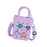 Beach Hole Bag Lightweight Simple Handbag for Women for Dating Travel Street Violet