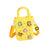 Beach Hole Bag Lightweight Simple Handbag for Women for Dating Travel Street Yellow