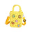 Beach Hole Bag Lightweight Simple Handbag for Women for Dating Travel Street Yellow