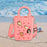 Beach Hole Bag Lightweight Simple Handbag for Women for Dating Travel Street Watermelon Red