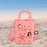 Beach Hole Bag Lightweight Simple Handbag for Women for Dating Travel Street Watermelon Red