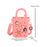 Beach Hole Bag Lightweight Simple Handbag for Women for Dating Travel Street Watermelon Red