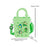 Beach Hole Bag Lightweight Simple Handbag for Women for Dating Travel Street Grass Green