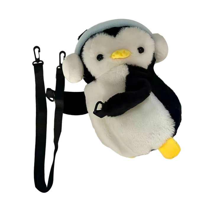 Crossbody Bag Birthday Gift Stylish Cartoon Bag for Dating Shopping Holidays Penguin