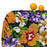 Glitter Clutch Retro Design Flower Crossbody Bag for Party Banquet Night Out