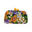 Glitter Clutch Retro Design Flower Crossbody Bag for Party Banquet Night Out