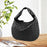 Women Shoulder Bag Trendy Female Zipper Tote Bag for Commuting Street Summer Black