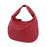 Women Shoulder Bag Trendy Female Zipper Tote Bag for Commuting Street Summer Red