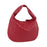 Women Shoulder Bag Trendy Female Zipper Tote Bag for Commuting Street Summer Red