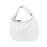 Women Shoulder Bag Trendy Female Zipper Tote Bag for Commuting Street Summer White