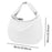 Women Shoulder Bag Trendy Female Zipper Tote Bag for Commuting Street Summer White