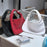 Women Shoulder Bag Handbag Female Casual Braided for Commuting Travel Spring White