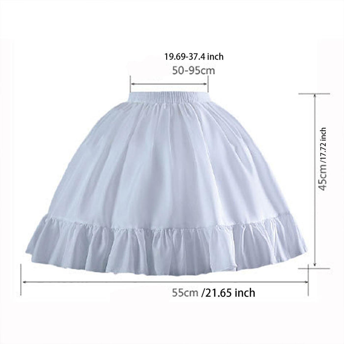 Women's Petticoat Fashion Puffy Tutu for Halloween Lolita Cosplay Prom Party