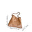 Women Shoulder Bag Portable Pouch Female Purse for Summer Shopping Commuting Khaki