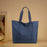 Women Tote Bag Supplies Zipper Purse Satchel Bag for Shopping Holiday Travel Blue