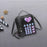 Telephone Crossbody Bag PU Phone Shaped Shoulder Bag for Makeups Cards Girls Black