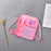 Telephone Crossbody Bag PU Phone Shaped Shoulder Bag for Makeups Cards Girls Pink