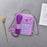 Telephone Crossbody Bag PU Phone Shaped Shoulder Bag for Makeups Cards Girls Purple