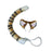 Tiger Ears and Tail Set Cosplay Hair Hoop for Masquerade Role Play Halloween