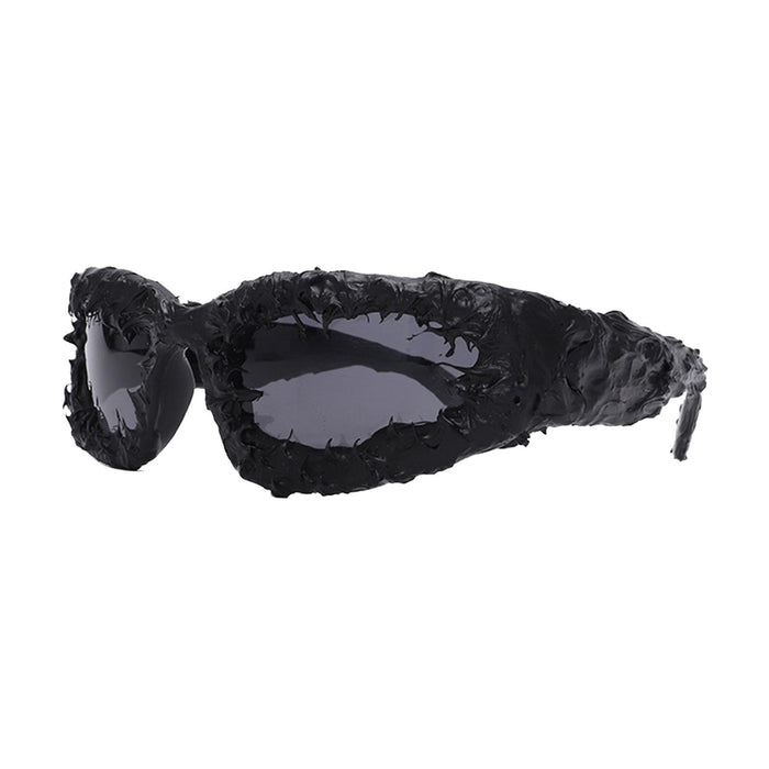 Womens Cat Eye Sunglasses Hip Hop Glasses for Beach Traveling Nightclub