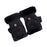 Winter Fingerless Gloves for Women Convertible Flip Top Mittens for Painting Black