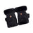 Winter Fingerless Gloves for Women Convertible Flip Top Mittens for Painting Black