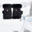 Winter Fingerless Gloves for Women Convertible Flip Top Mittens for Painting Black