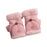 Winter Fingerless Gloves for Women Convertible Flip Top Mittens for Painting Pink