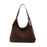 Suede Bag Handbag Underarm Bag Large Top Handle Bag Purse Tote Bag for Women Coffee