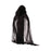 Witch Dress Long Gothic Black Performance Dress up Full Length Vampire Dress Hooded Plain S