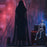 Witch Dress Long Gothic Black Performance Dress up Full Length Vampire Dress Hooded Plain L