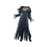 Witch Dress Long Gothic Black Performance Dress up Full Length Vampire Dress No Hood L