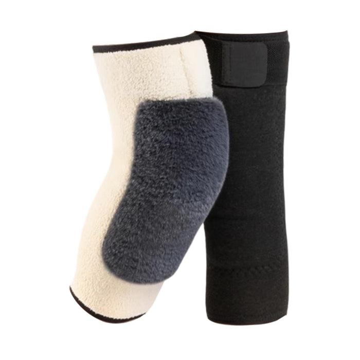 Winter Knee Warmers Plush Fleece Lined Non Slip Autumn Winter Warm Knee Pads 35cm