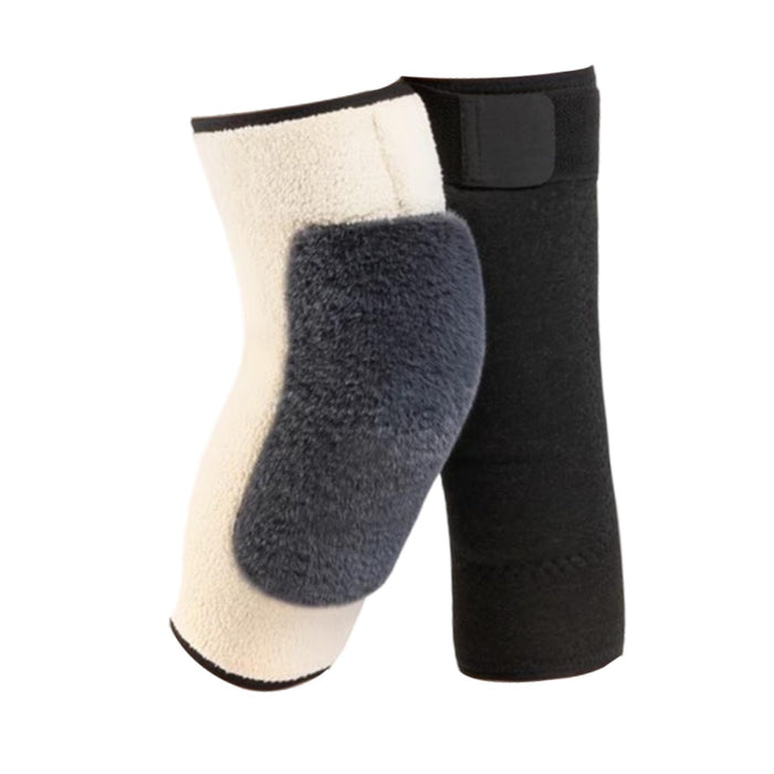 Winter Knee Warmers Plush Fleece Lined Non Slip Autumn Winter Warm Knee Pads 35cm