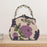 Handmade Bead Embroidery Bag Female for Thanksgiving Commuting Birthday Gift Purple