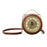 Clock Purse Handbag Crossbody Bag Gift Ladies Fashion Shoulder Bag for Women Caramel Color