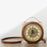 Clock Purse Handbag Crossbody Bag Gift Ladies Fashion Shoulder Bag for Women Caramel Color