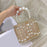 Bucket Bag Lightweight Evening Bag for Evening Dress Party Favors Bridesmaid Beige