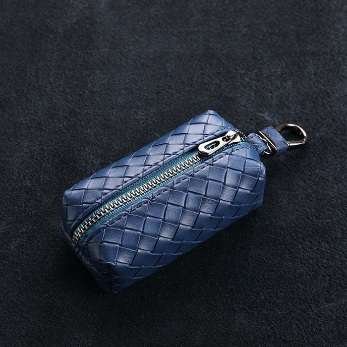 Small Purse Wallet Car Key Fob Case Portable for Dating Travel Birthday Gift Blue