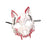 Halloween Wolf Mask Creepy Animal Cosplay for Nightclub Festival Fancy Dress White