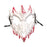 Halloween Skull Mask Creative Face Mask for Role Playing Night Club Festival White