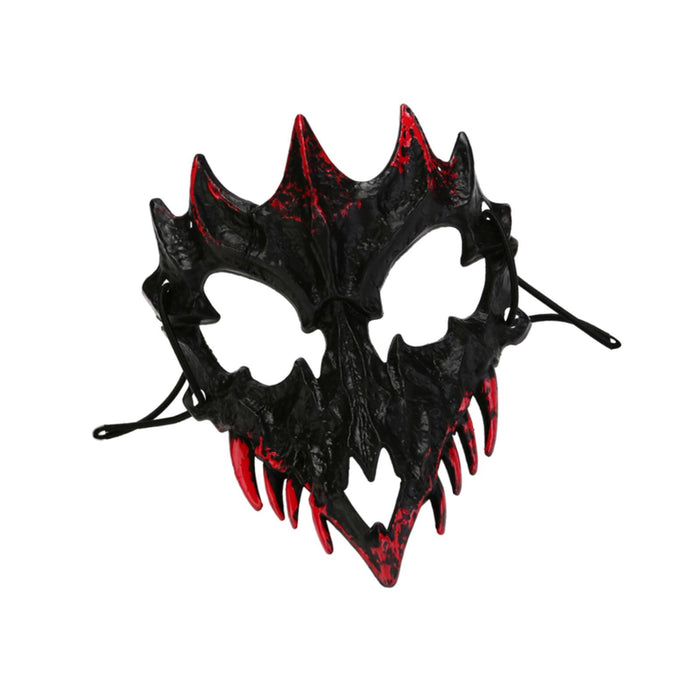 Halloween Skull Mask Creative Face Mask for Role Playing Night Club Festival Black