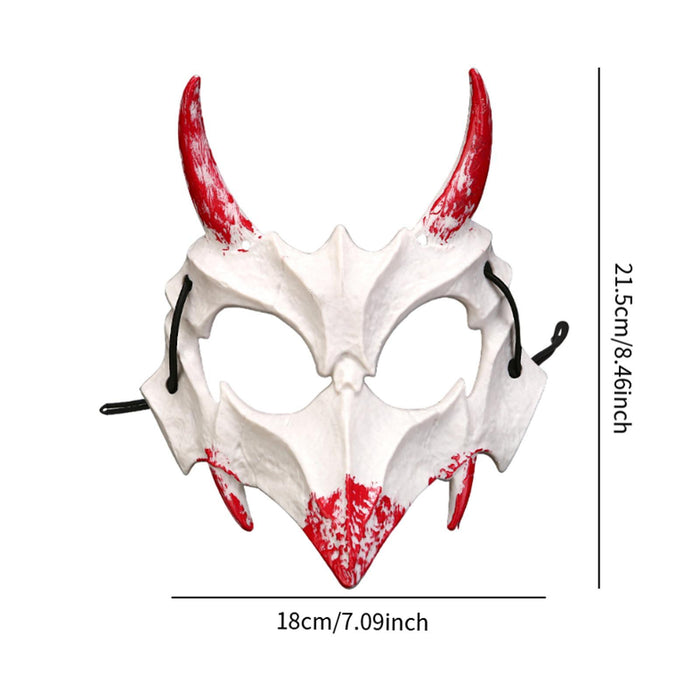 Halloween Skull Mask Creative Costume Mask for Night Club Festival Role Play White