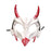 Halloween Skull Mask Creative Costume Mask for Night Club Festival Role Play White