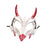 Halloween Skull Mask Creative Costume Mask for Night Club Festival Role Play White